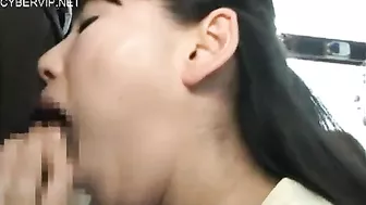 Kirishima Ayako Harassed in Public Bus by Pushy Passengers