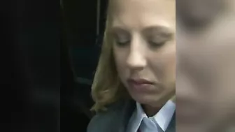 Grope and Fuck by Stranger on Japanese Bus - American Student