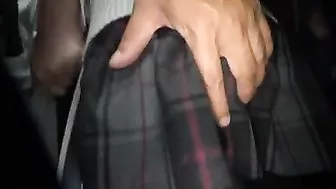 Japanese Train Station Public Groping Porn Video - Hot Chick in Pantyhose meets Bus groper