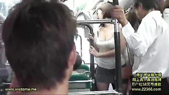 Japanese Teen's Public Bus Sex with Stranger