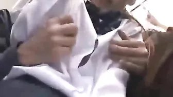 Asian Schoolgirl Groped and Violated in Crowded Train