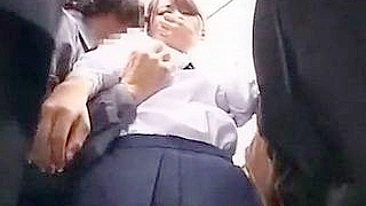 Asian Schoolgirl Groped and Violated in Crowded Train
