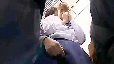Asian Schoolgirl Groped and Violated in Crowded Train