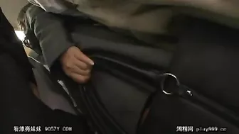 Young Japanese girls face danger on public transport