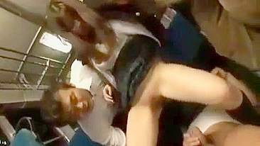 Japanese Group Sex on Bus Leaves Poor Teen in Public Nightmare
