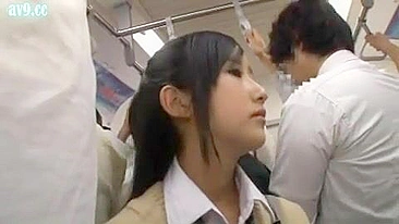 School Girl Overpowered by Bus Pervert, japanese, asian, pervert, public