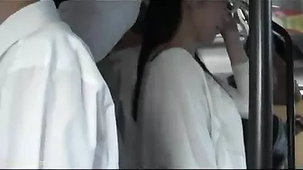 Japanese Housewife Gets Surprisingly Horny on Public Bus