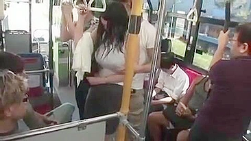 Asian Fondled Public - Busty Asian MILF Groped and Assaulted by Group of Horny Maniacs in Public  Bus | AREA51.PORN