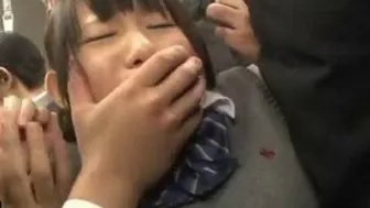 Schoolgirl Molested by Old Men in Bus