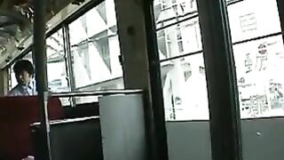 Schoolgirls Stripped and Fucked on Bus