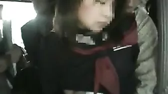 Schoolgirls Stripped and Fucked on Bus