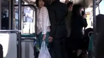 Japanese Housewife Riku Minato's Traumatic Experience on Public Bus Japanese Housewife Riku Minato's Traumatic Experience on Public Bus