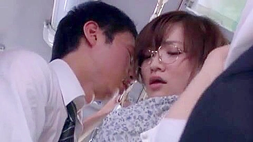 Maniac Attacks Cute Asian Girl on Bus