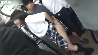 Public Bus Sexual Assault - Man Gropes & Fucks Teen
