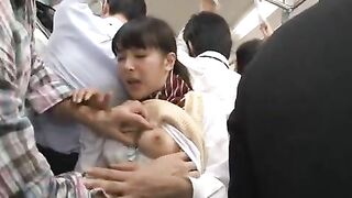 Girl in Japan metro assaulted by stranger