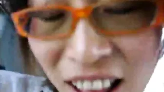 Asian Couple Gets Intimate on Public Bus Trip