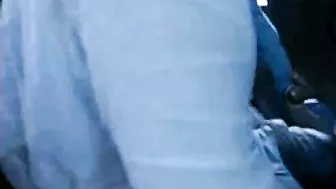 Asian Couple Gets Intimate on Public Bus Trip