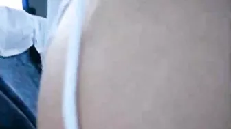 Asian Couple Gets Intimate on Public Bus Trip