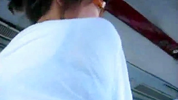 Asian Couple Gets Intimate on Public Bus Trip
