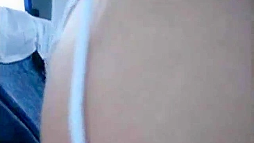 Asian Couple Gets Intimate on Public Bus Trip