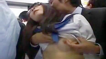 Japanese Teen Groped and Used in Public Bus