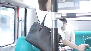 Japanese MILF Hirose Nanami Seduces Stranger on bus and takes him home for hot sex