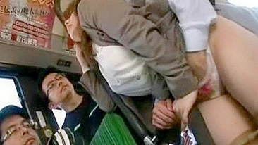 Busty Milf Yumi Kazama Gets Mercilessly Groped And Fucked By Boy In a Crowded Bus