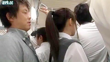 Japanese Teen Porn Video - Smelling Fresh Pussy on the Bus