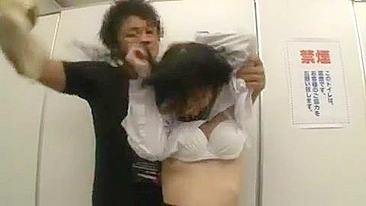 Japanese Bus Rider Groped and Forced to Fuck Stranger in Public