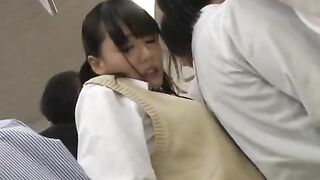 Busty Schoolgirl Gets Roughly Assaulted in Public Bus during Sex act, japanese