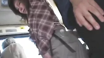 Japanese MILF groped in crowded bus, gets facial Japanese MILF groped in crowded bus, gets facial