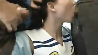 Jenny Anderson, American Cheerleader Coed, Groped and Fucked on L.A. Bus