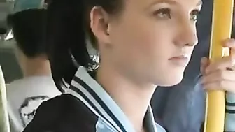 Jenny Anderson, American Cheerleader Coed, Groped and Fucked on L.A. Bus