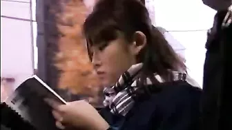 Japanese Student Assaulted on Bus by Maniac, Groped and Hard Fucked