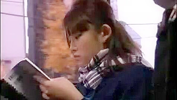Japanese Student Assaulted on Bus by Maniac, Groped and Hard Fucked