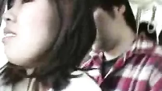 Grope in Japan - Japanese Woman Groped on Bus