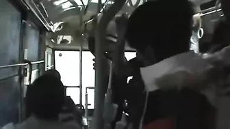 Stripping and Public Fucking on Bus