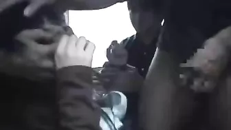 Stripping and Public Fucking on Bus