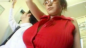 Busty Anna Ohura Gets Frisky on Subway