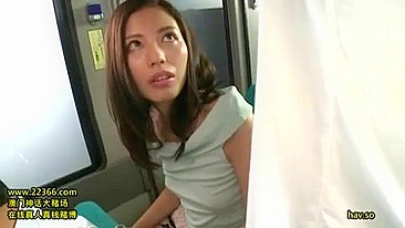 Miyuki Yokoyama's Nympho Slutty Behavior on Bus Ride Left Male Passengers Speechless