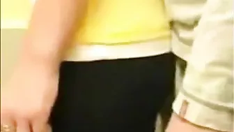 Stiff Cock Rubbing and Ass Grope on Bus Stiff Cock Rubbing and Ass Grope on Bus