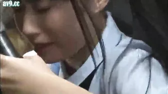 Pervert Gropes & Fucks Reluctant Japanese Teen on Public Bus.