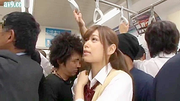 Public Sex on Bus in Japan - Guys Groping and Fucking Naive teen