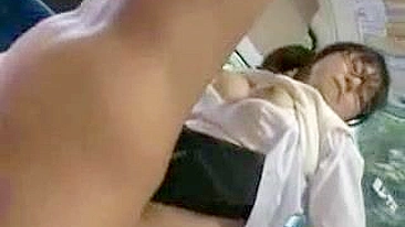 Japanese Bus Rider Groped and Used for Sex by Maniac in Uniform