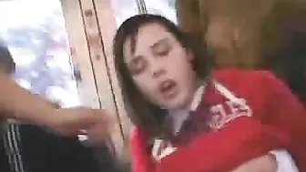 Girl Student Molested on School Bus by Fellow Student