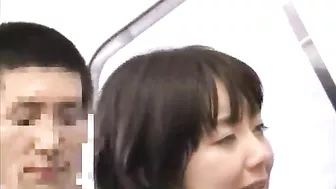 Japanese Schoolgirl Gets Publicly GangBanged on Bus