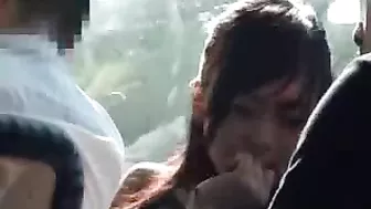 Teen Groped on Bus, Voyeur Asian Facial Cumshot Sex