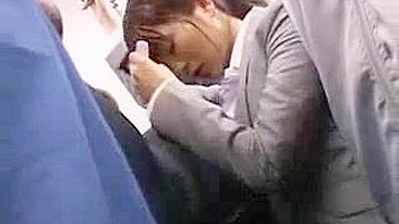 Japanese Office Lady Fingered on Bus in Free Adult Porn Video