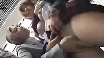 Japanese Lesbians Finger Each Other on Train Japanese Lesbians Finger Each Other on Train