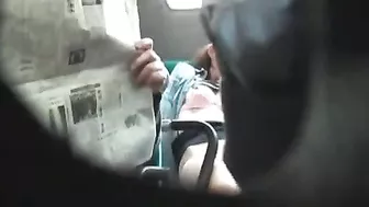 Japanese Girl Groped and Squirted on Bus